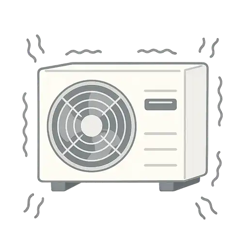 室外機から大きな音がする